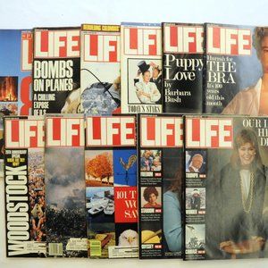 VTG 1989 LIFE Magazines Your CHOICE Barbara Bush Hollywood Woodstock 20th Bra